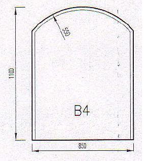 Podkladové sklo B4F-10