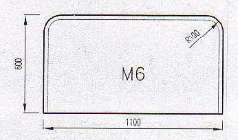 Podkladové sklo M6F