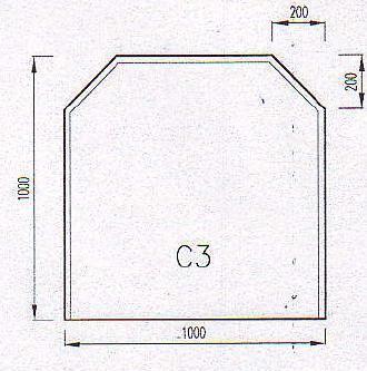 Podkladové sklo C3F-10