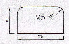 Podkladové sklo M5